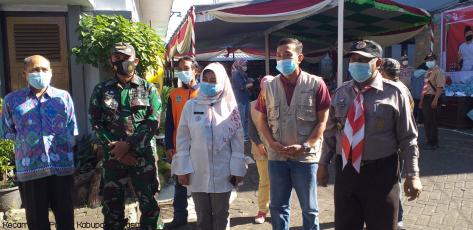 Vaksinasi Dosis 1 di Kantor Kecamatan Prigen Tahun 2021