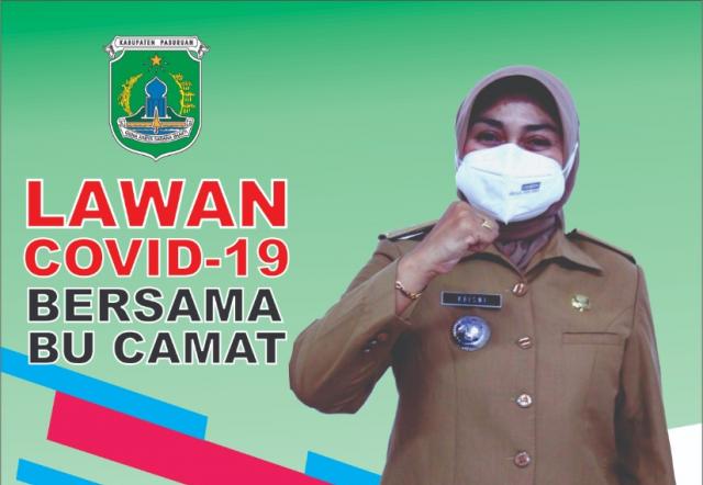 LAWAN COVID-19 BERSAMA BU CAMAT