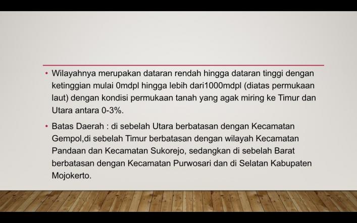 Profil Kecamatan Prigen