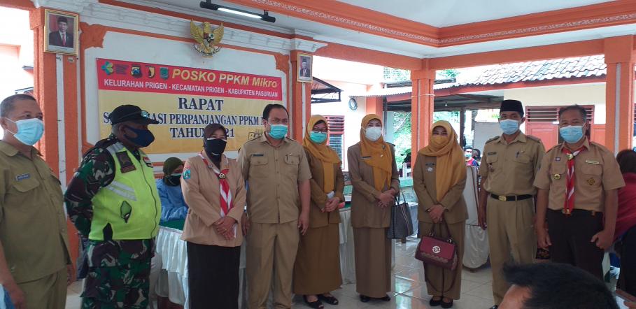 Vaksinasi Warga Kelurahan Prigen